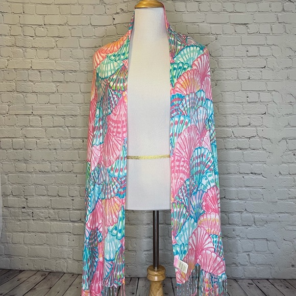 Lilly Pulitzer murfee scarf oh shello multi - Picture 3 of 6